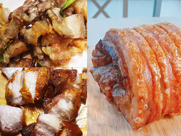 6 เมนูหมูกรอบสูตรไม่ทอด ทำง่ายอร่อยหลายสไตล์ เอาใจสายหมู