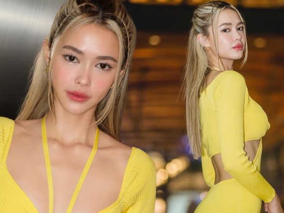 แพทริเซีย สวยออร่าเจ้าสาวจับ ลุคนี้เซ็กซี่สะดุดตา แหวกนิดเว้าหน่อย หัวใจละลาย...