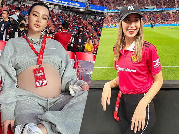 เก็บตกงานแดงเดือด ดารารวมตัวไปดู แมนยู - ลิเวอร์พูล พรึ่บ เจอ ดิว อริสรา แย่งซีนเว่อร์ ๆ