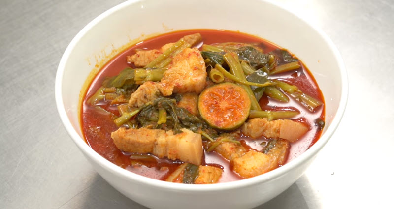 แกงเทโพหมูสามชั้น