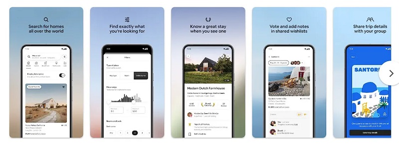 Airbnb แอปจองที่พัก โรงแรม