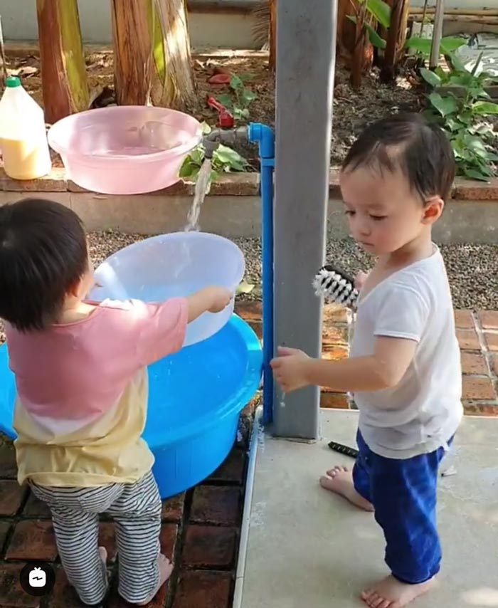 น้องสายฟ้า น้องพายุ