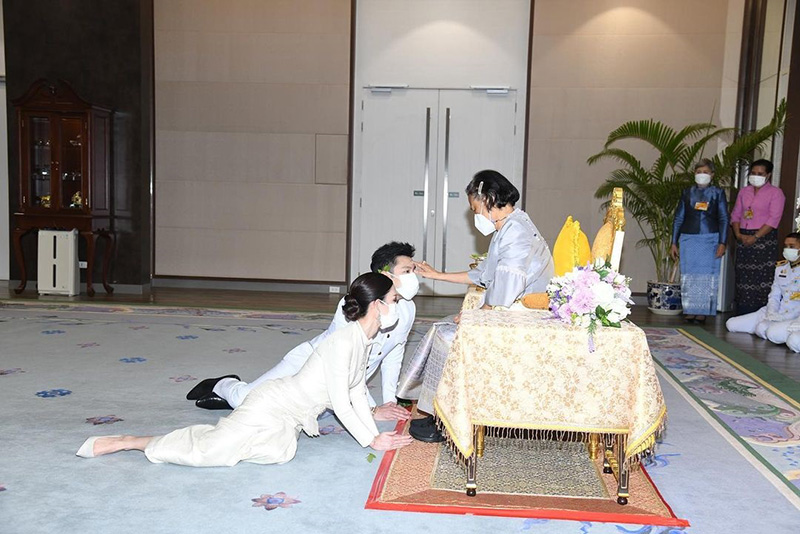 ก้อง กรุณ แต่งงาน ปลื้มปีติ กรมสมเด็จพระเทพฯ โปรดเกล้าฯ ประกอบพิธีสมรสพระราชทาน