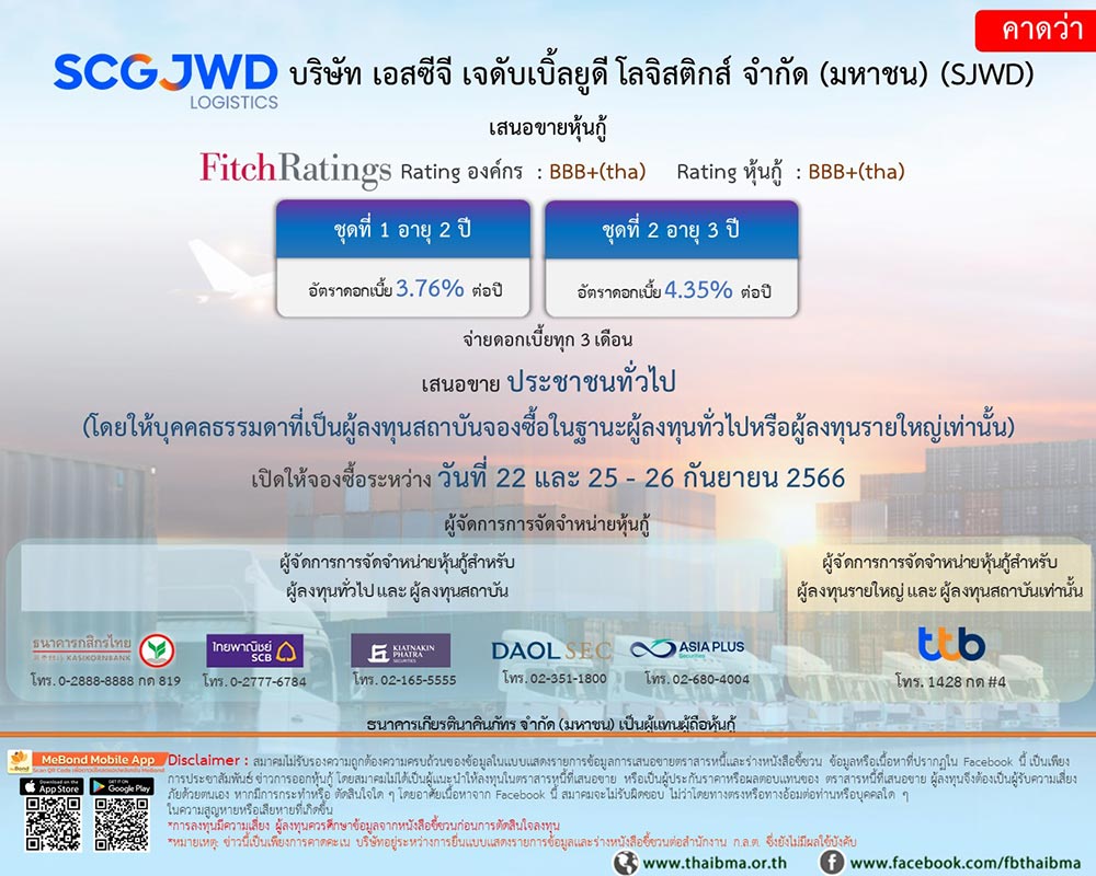 ภาพจาก : Thaibma : สมาคมตลาดตราสารหนี้ไทย