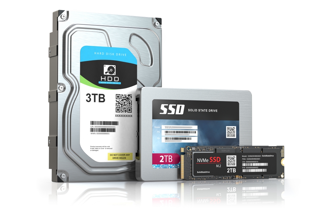 ฮาร์ดดิสก์และ SSD (Storage)