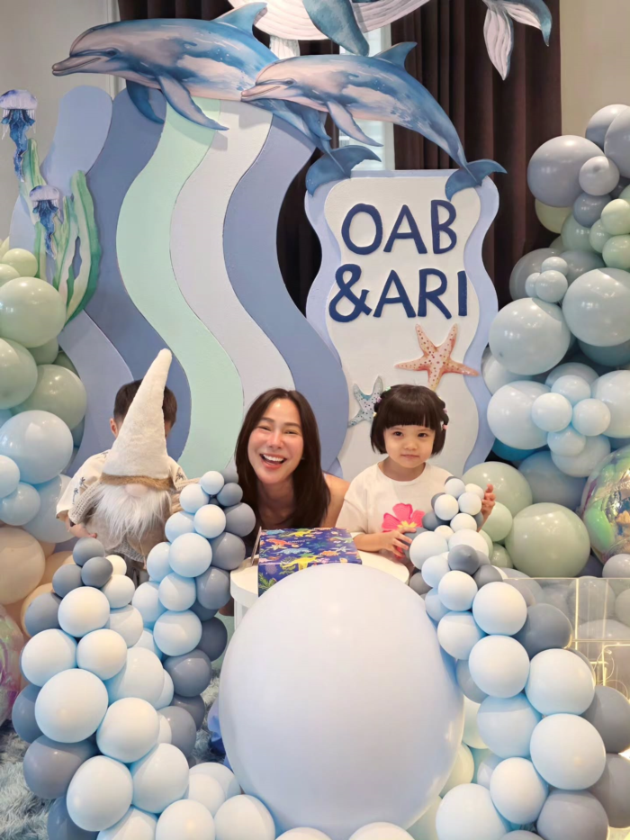 น้องโอบ-น้องอารี ลูกแฝด จ๊ะ จิตตาภา