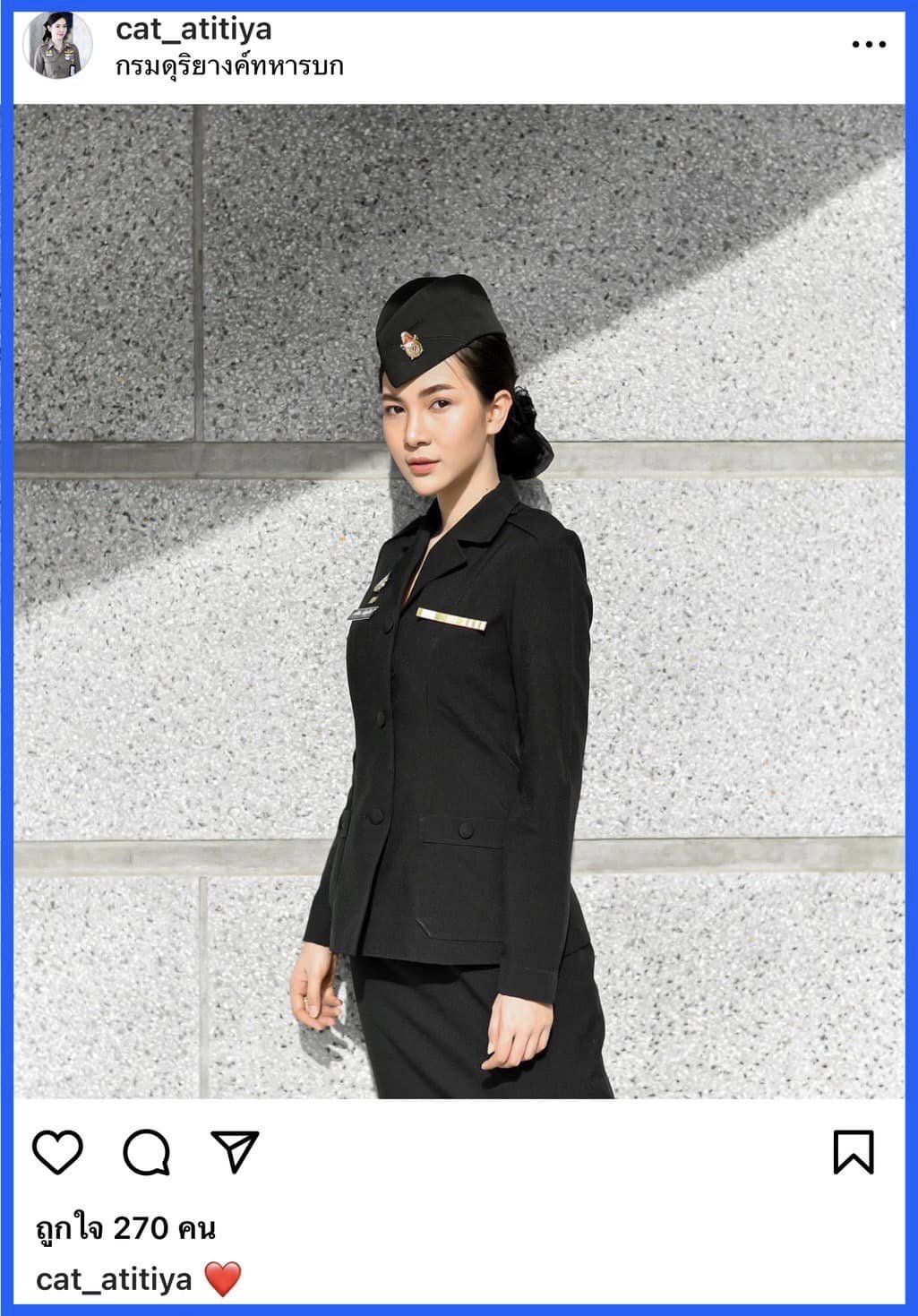ภาพจาก Instagram cat_atitiya