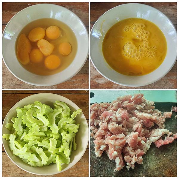 มะระผัดไข่