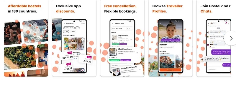 Hostelworld แอปจองที่พัก โรงแรม