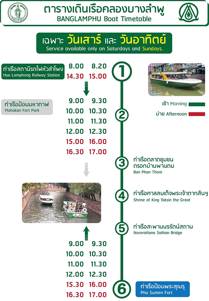 กรุงเทพฯ ล่องเรือฟรี สัมผัสเสน่ห์บางลำพู การเดินเรือ