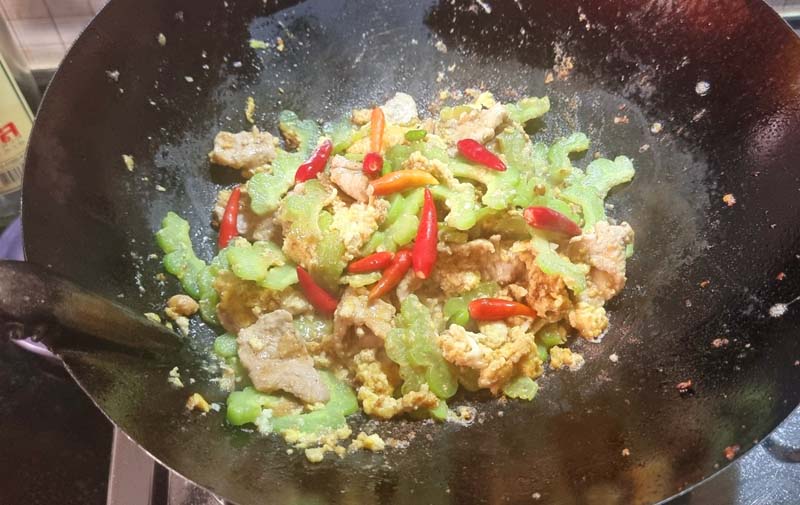วิธีทำมะระผัดไข่