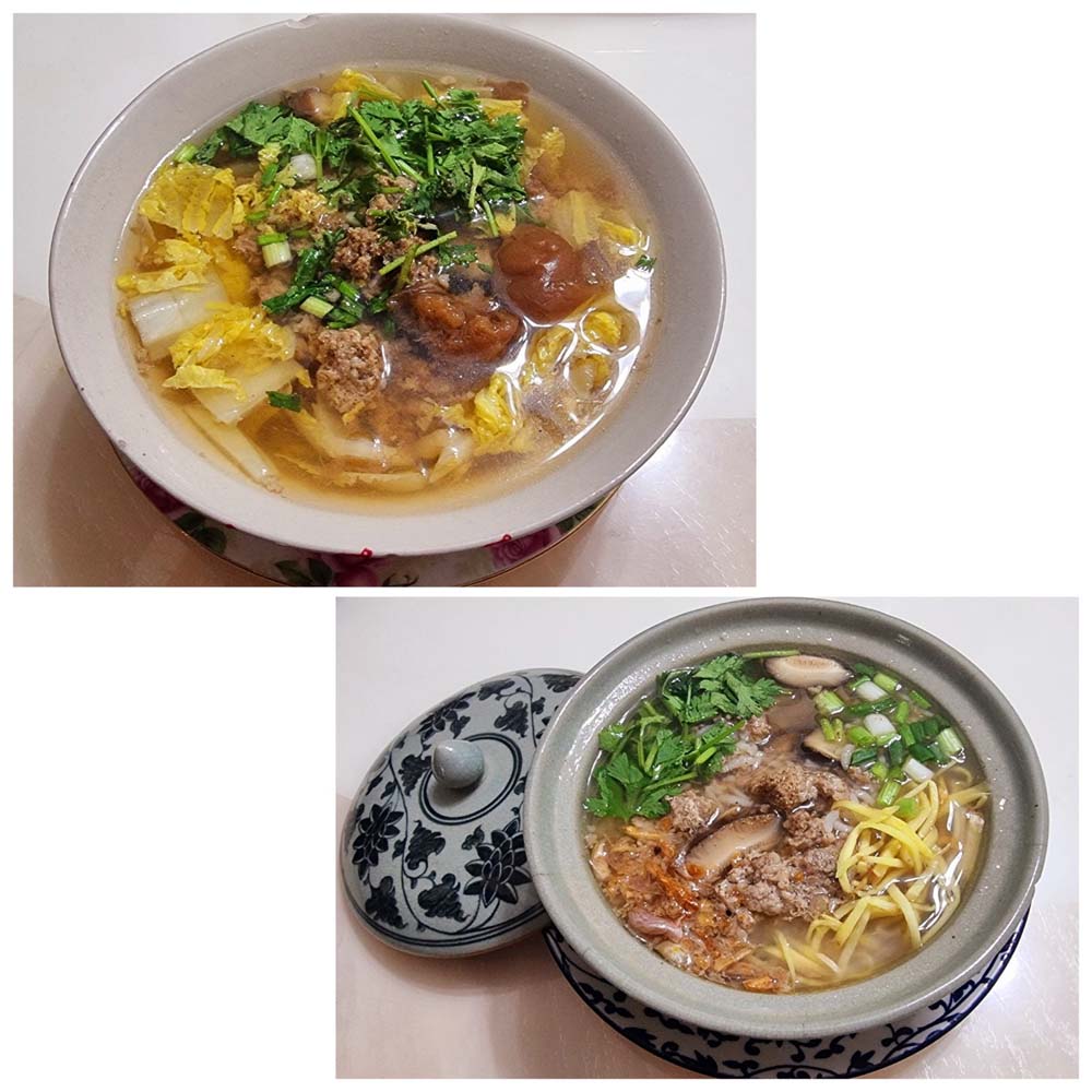 แกงจืดหมูสับ และ ข้าวต้มหมูสับ