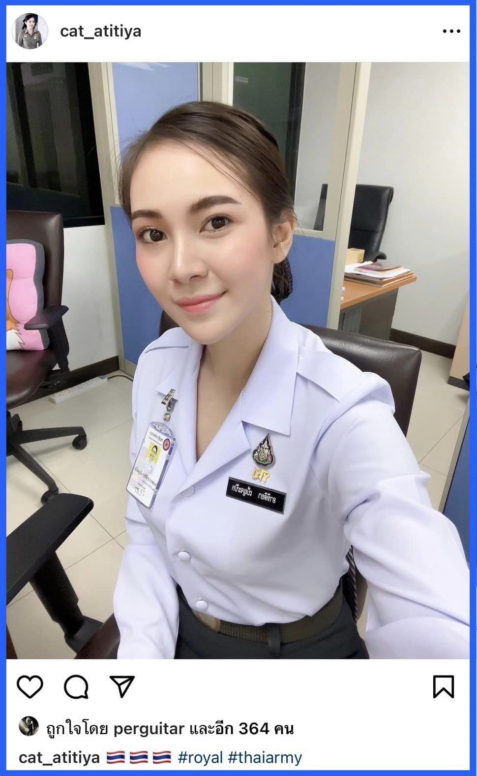 ภาพจาก Instagram cat_atitiya