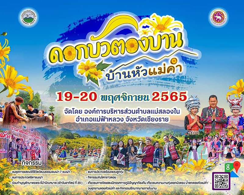 ทุ่งดอกบัวตอง 2565