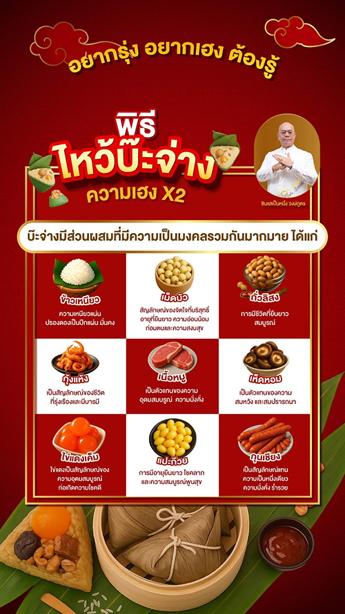 พิธีไหว้บ๊ะจ่าง ความเฮง คุณสอง โดย ซินแสเป็นหนึ่ง