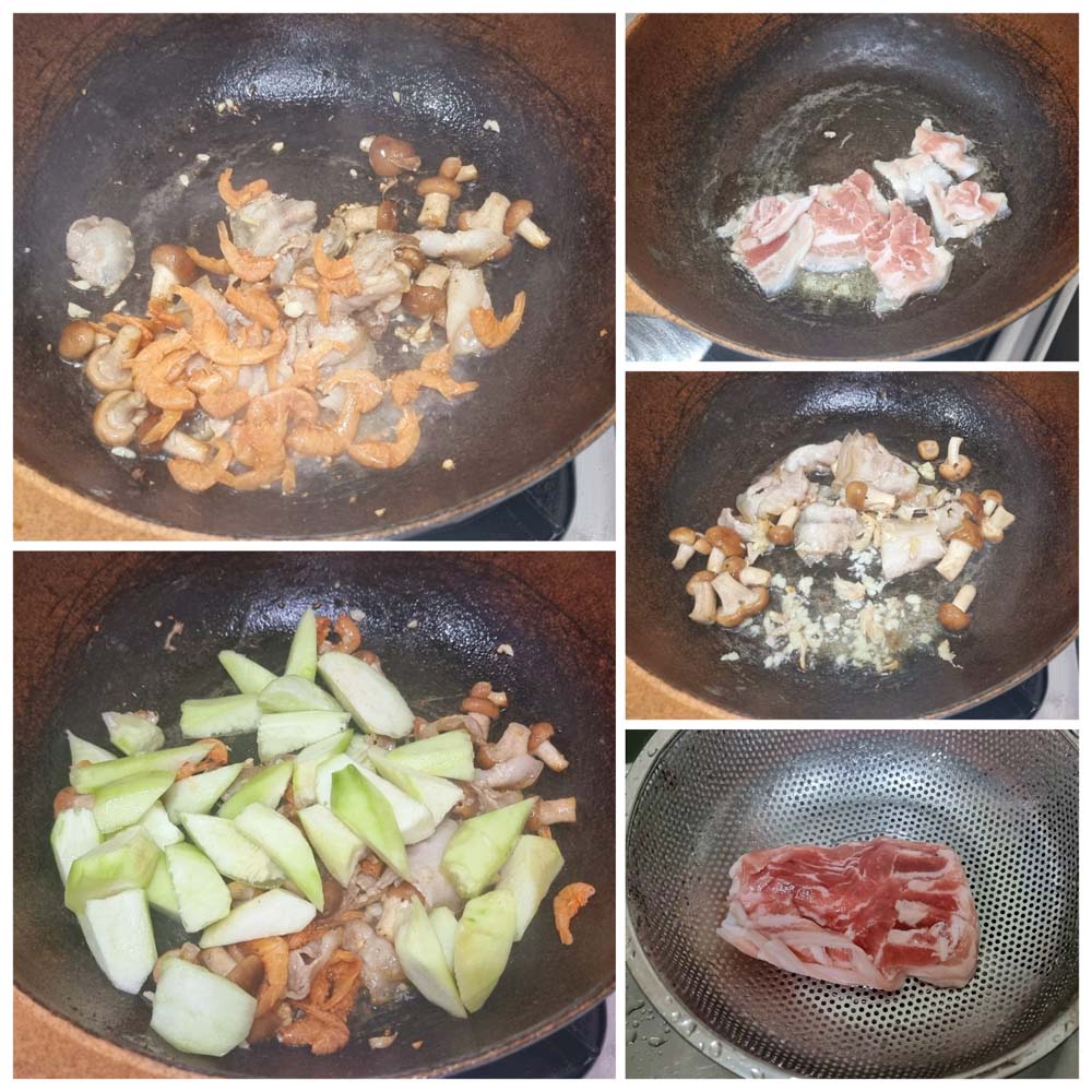 วิธีทำเมนู บวบผัดไข่