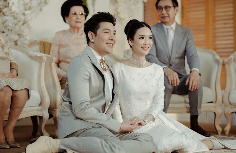 ก้อง กรุณ แต่งงาน ปลื้มปีติ กรมสมเด็จพระเทพฯ โปรดเกล้าฯ ประกอบพิธีสมรสพระราชทาน