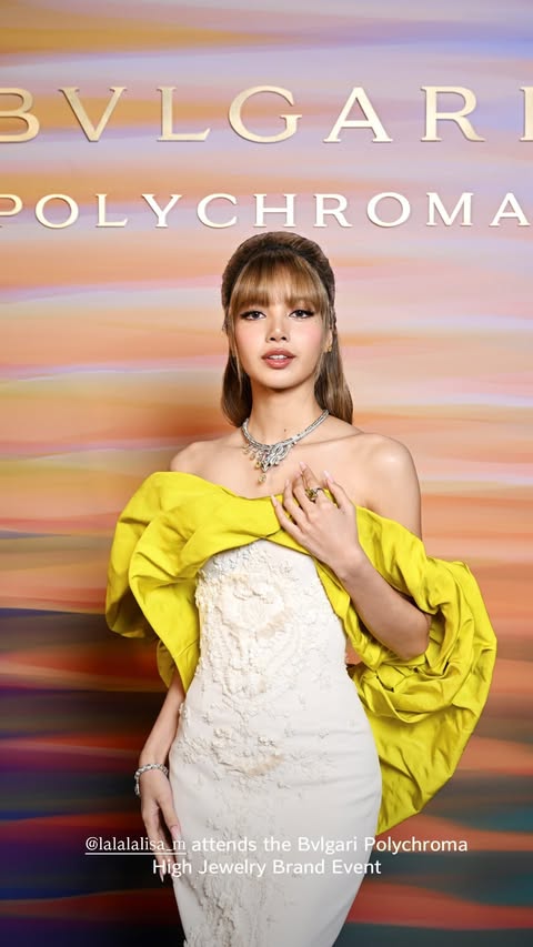 ลิซ่า ร่วมงานเปิดตัวแบรนด์หรู Bvlgari