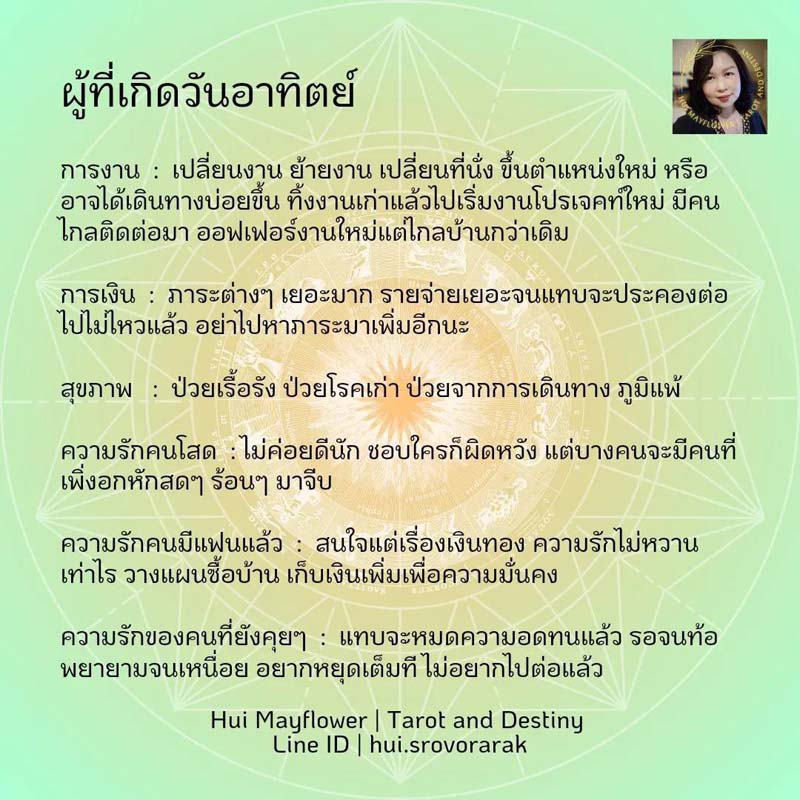 ดวงรายสัปดาห์