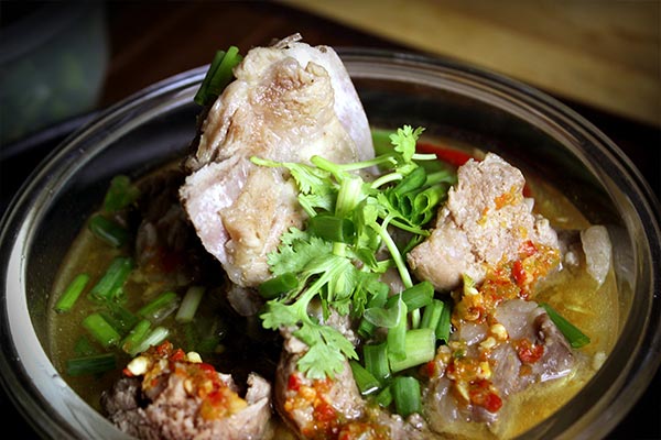เมนูกระดูกอ่อนหมู