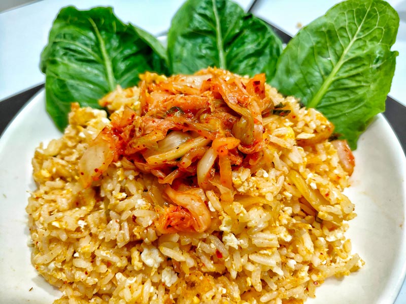 ข้าวผัดกิมจิ
