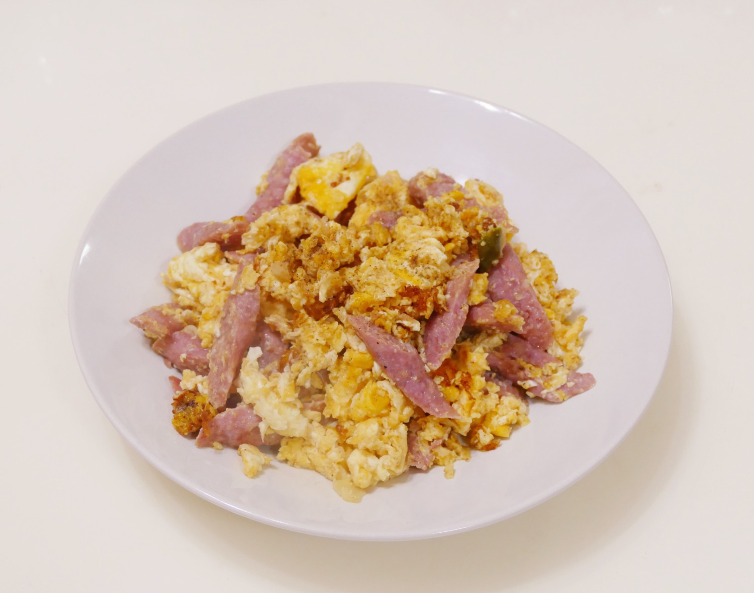 แหนมผัดไข่