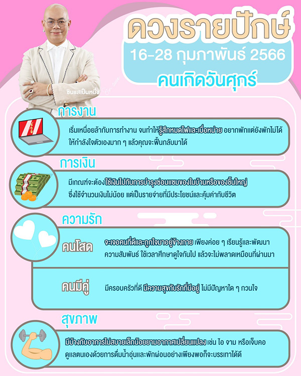 ซินแสเป็นหนึ่ง ดูดวงเดือนกุมภาพันธ์