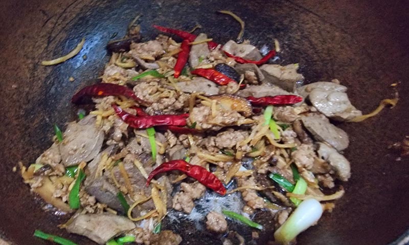 เมนูตับหมู