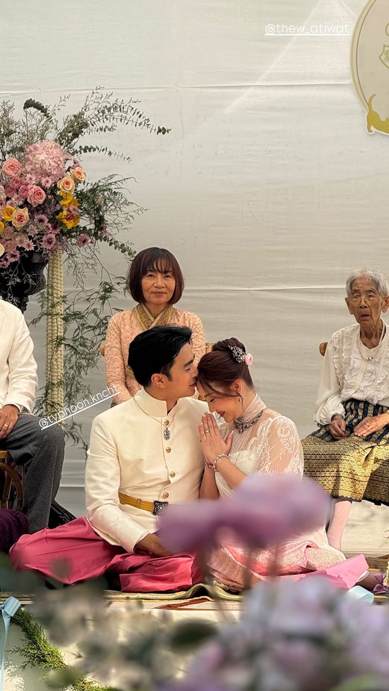 ไต้ฝุ่น กนกฉัตร ควงแฟนสาวแต่งงานธีมล้านนา