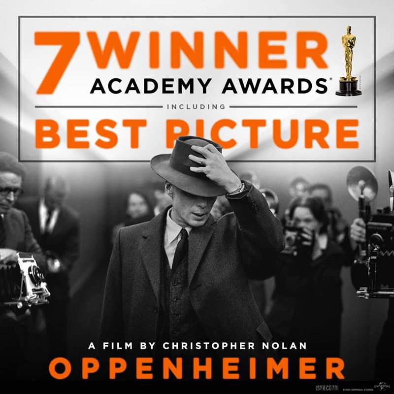 Oppenheimer หนังยอดเยี่ยม ออสการ์ 2024
