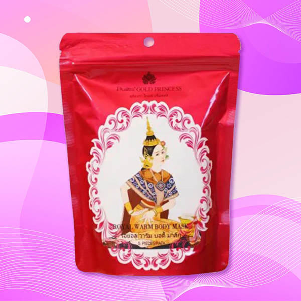 แผ่นแปะแก้ปวดประจำเดือน DUSITRA Gold Princess Warm Royal Body Mask