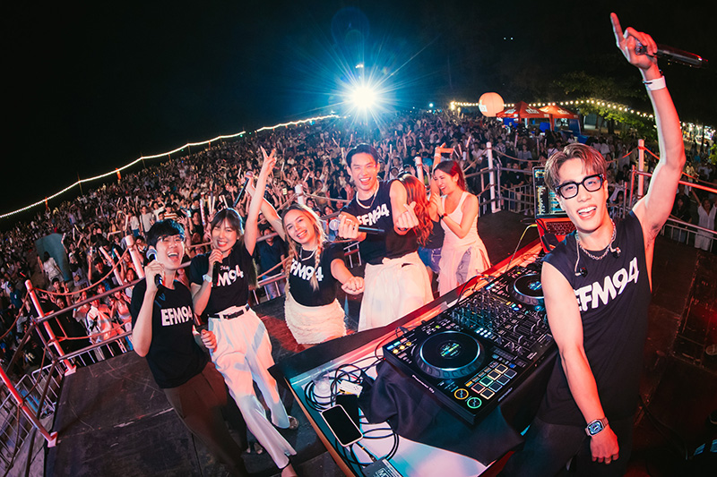 EFMxChill on The Beach 18 คอนเสิร์ต