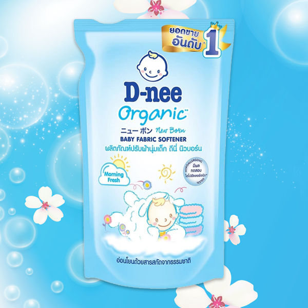 น้ำยาปรับผ้านุ่ม ดีนี่ กลิ่นมอร์นิ่งเฟรช สีฟ้า