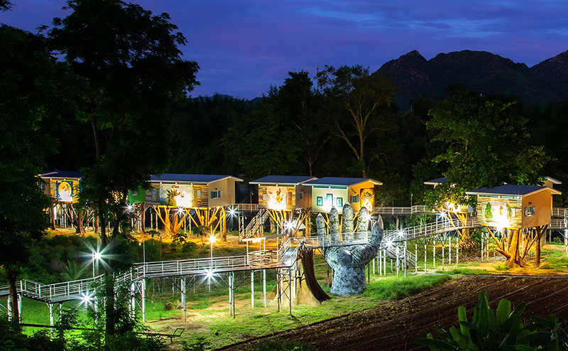 ที่พักไทรโยค ริมแม่น้ำแคว Yoko River Kwai Resort