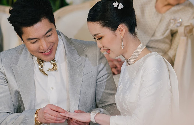 ก้อง กรุณ แต่งงาน ปลื้มปีติ กรมสมเด็จพระเทพฯ โปรดเกล้าฯ ประกอบพิธีสมรสพระราชทาน