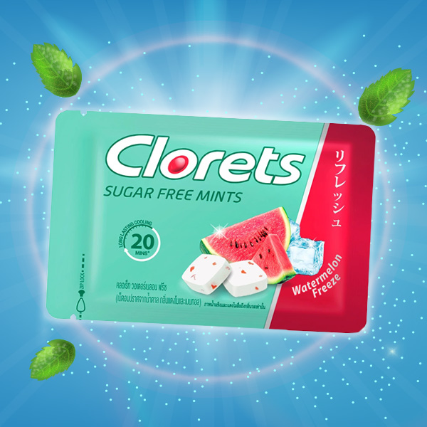 ลูกอมดับกลิ่นปาก Clorets