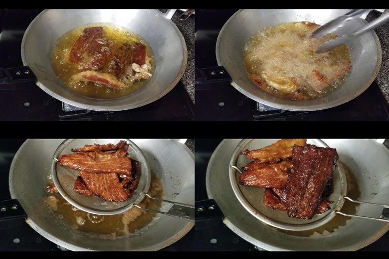 เนื้อเค็มทอด