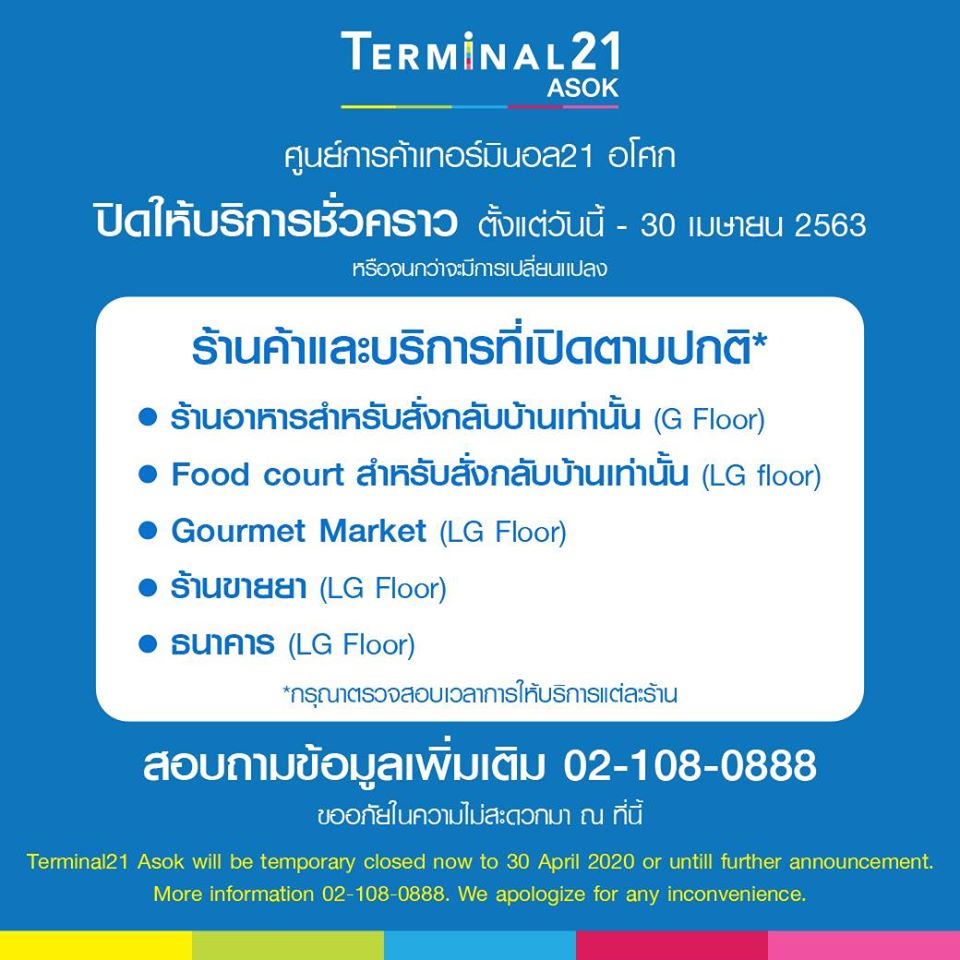 ห้าง ปิด COVID-19