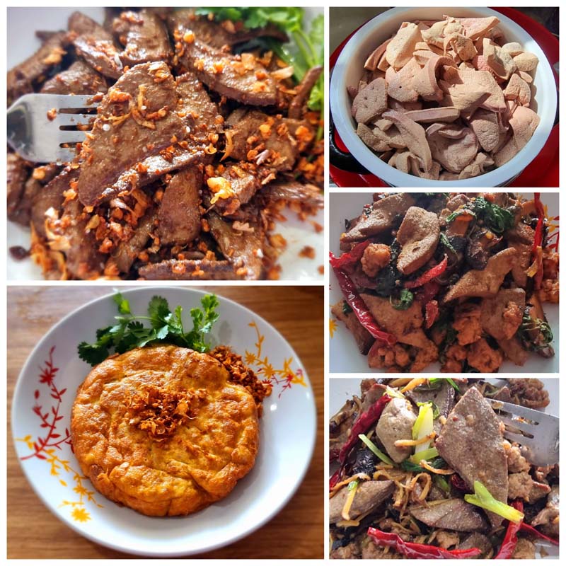 เมนูตับหมู