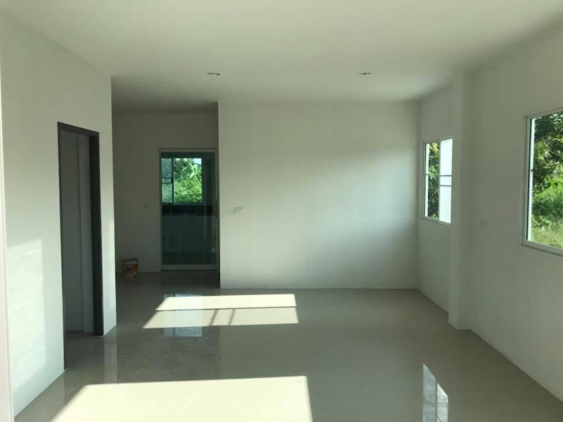 แบบบ้านโมเดิร์นชั้นเดียว 2 ห้องนอน 1 ห้องน้ำ