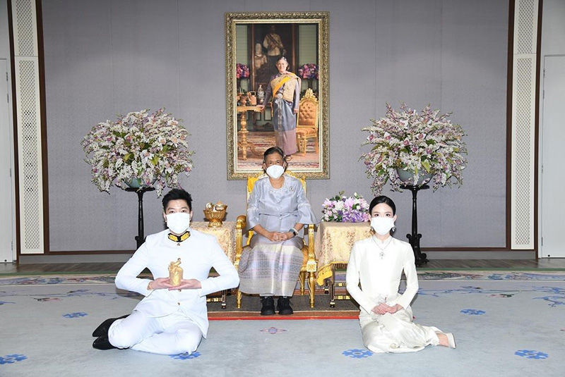 ก้อง กรุณ แต่งงาน ปลื้มปีติ กรมสมเด็จพระเทพฯ โปรดเกล้าฯ ประกอบพิธีสมรสพระราชทาน