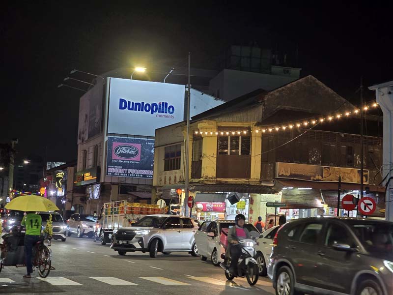 ถนน Chulia Street ย่านสตรีทฟู้ด