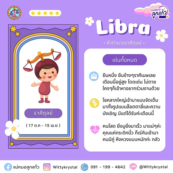 ดูดวงเดือนตุลาคม 2566