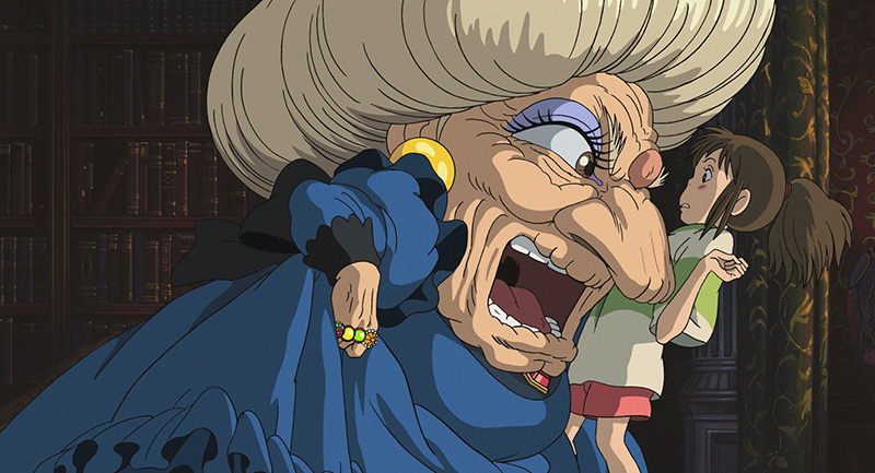 คุณยายบาบ้า (Yubaba) กับ ชิฮิโระ Spirited Away หนังยอดเยี่ยมแห่งศตวรรษ 21