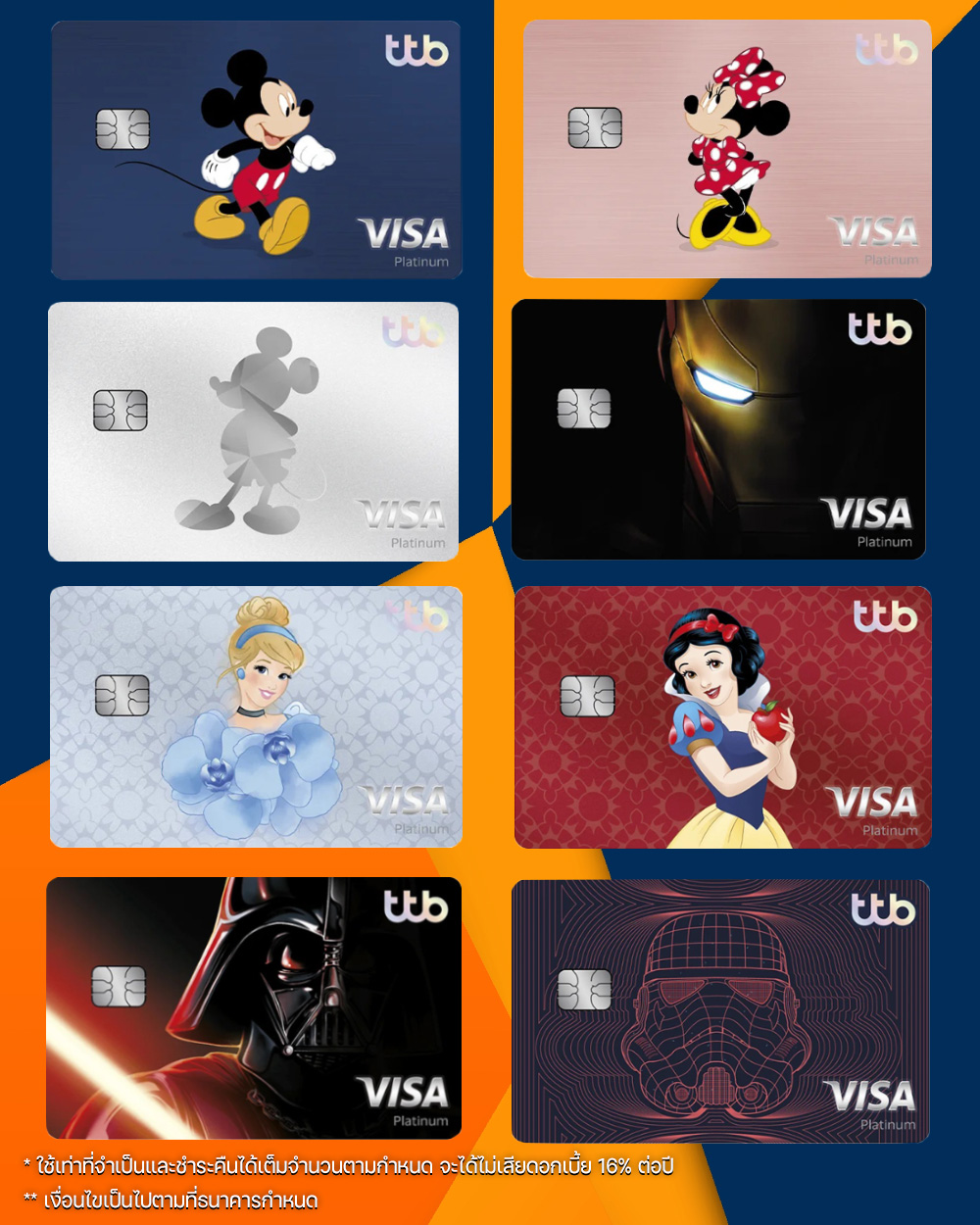 บัตรเครดิต ttb Disney