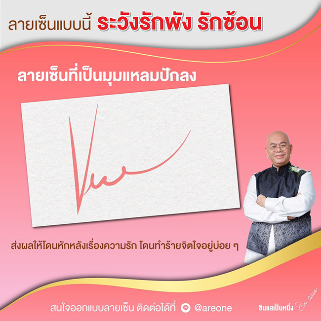 ซินแสเป็นหนึ่ง ดูดวงลายเซ็น