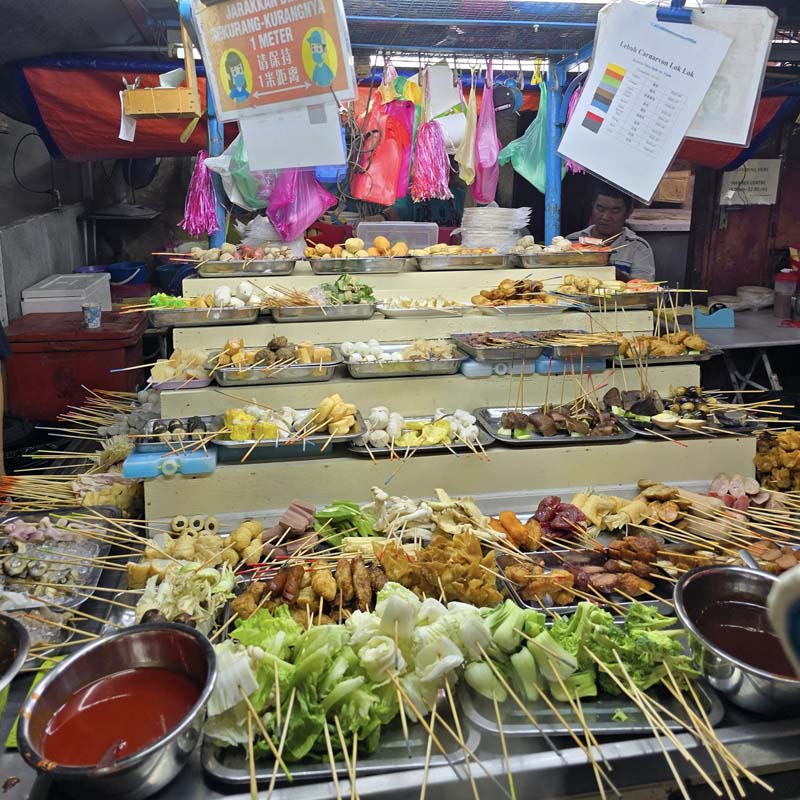 ถนน Chulia Street ย่านสตรีทฟู้ด