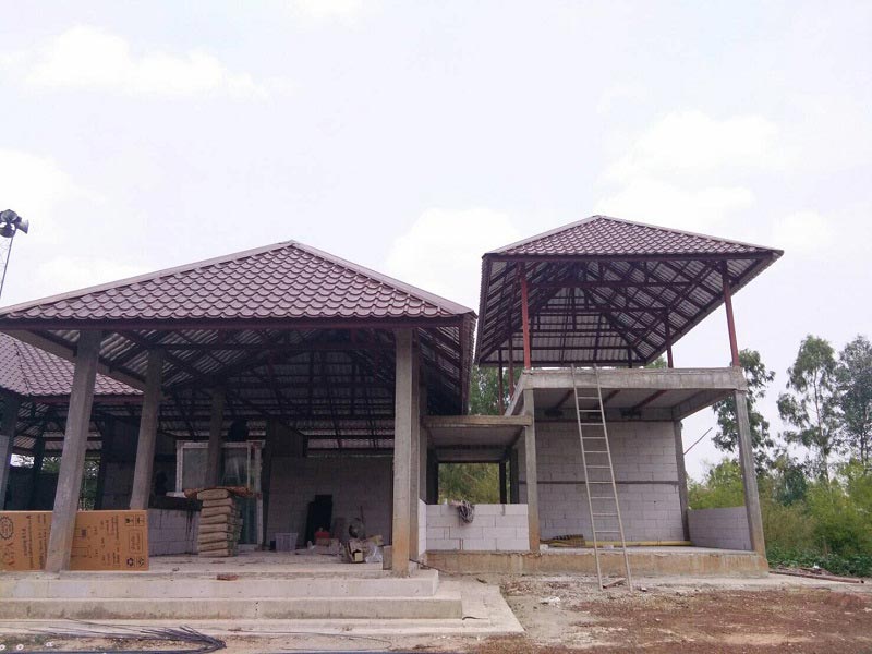 แบบบ้านชั้นเดียว 6 ห้องนอน