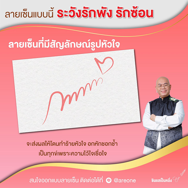ซินแสเป็นหนึ่ง ดูดวงลายเซ็น