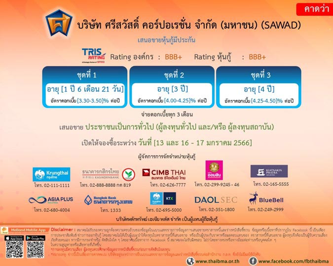 ภาพจาก : Thaibma : สมาคมตลาดตราสารหนี้ไทย